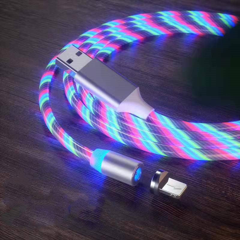 Magnetic LED Flow Charging Cable