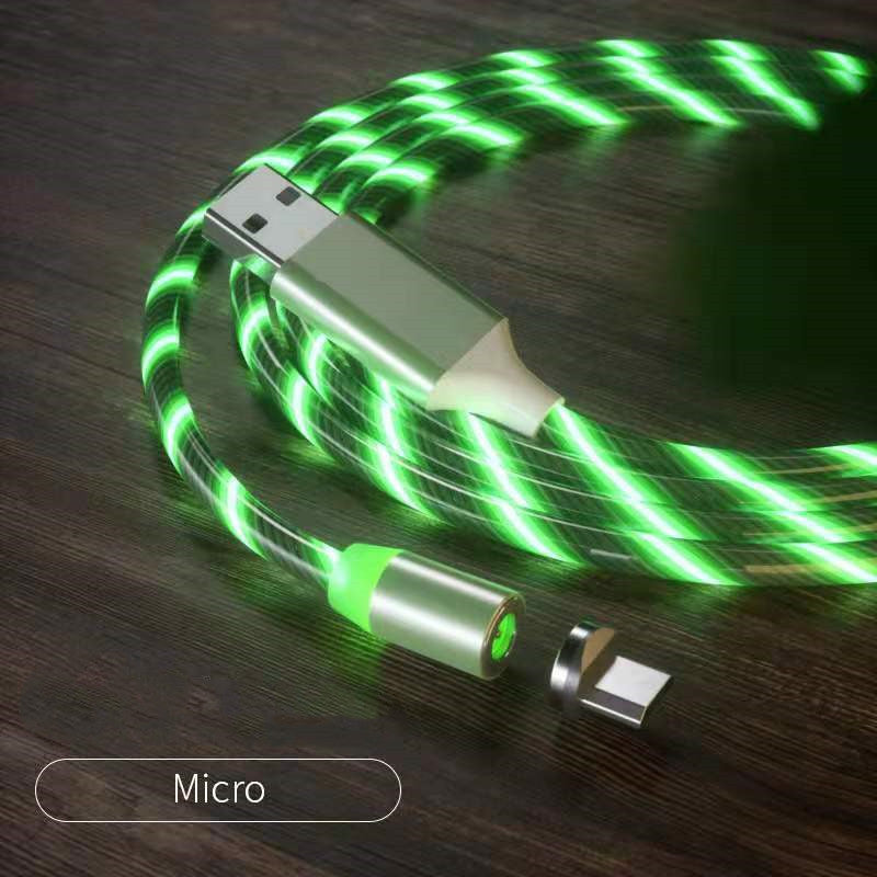 Magnetic LED Flow Charging Cable