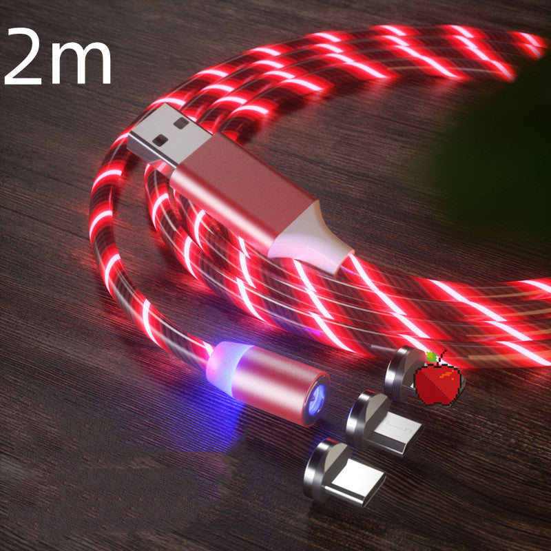 Magnetic LED Flow Charging Cable